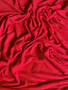 RED - Micro Velvet Fabric - Fine and Lightweight - 112 cms - 180 gsm for Dressmaking. , Childrens Clothing, Dance Costume Crafting