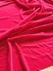 RED - Micro Velvet Fabric - Fine and Lightweight - 112 cms - 180 gsm for Dressmaking. , Childrens Clothing, Dance Costume Crafting