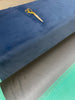 MID BLUE - Upholstery / Furnishing velvet - 140 cms - 330 gsm - Last few metres