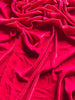 RED - Micro Velvet Fabric - Fine and Lightweight - 112 cms - 180 gsm for Dressmaking. , Childrens Clothing, Dance Costume Crafting