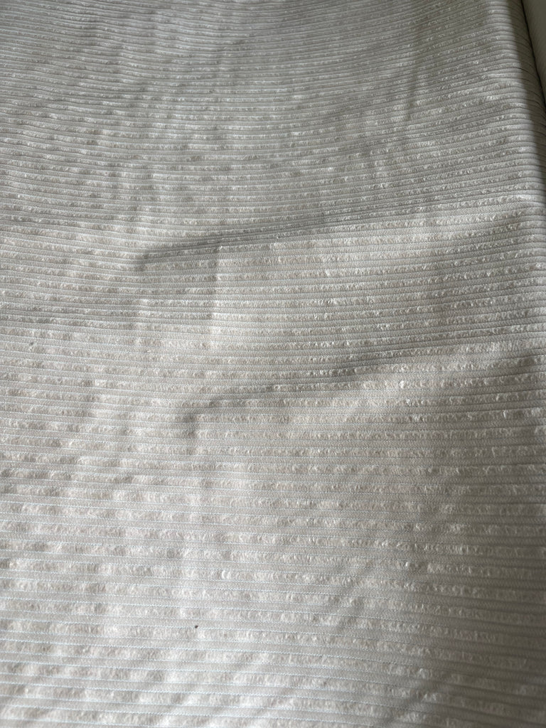 CREAM / IVORY OFFCUT - 2.25m - Jumbo Corduroy Fabric 6 Wale Cord - CLEARANCE